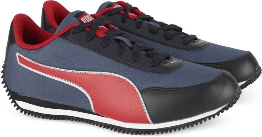 Puma red clearance and blue shoes