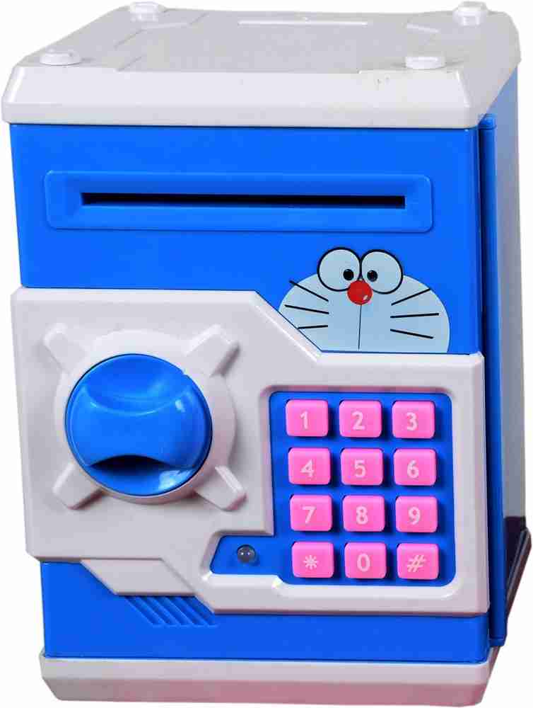 Bubble Hut Battery Operated Doremon Mini ATM Coin Bank Price in