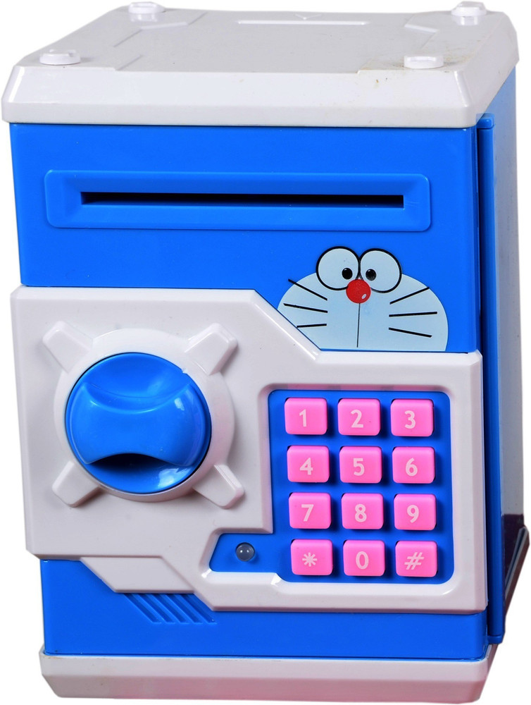 Bubble Hut Battery Operated Doremon Mini ATM Coin Bank Price in