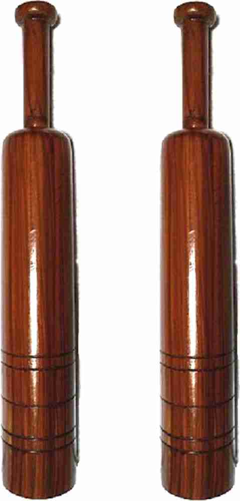 Monika Sports 5 kg x 2 pc 10 kg wooden mugdar Brown Indian Clubs Buy Monika Sports 5 kg x 2 pc 10 kg wooden mugdar Brown