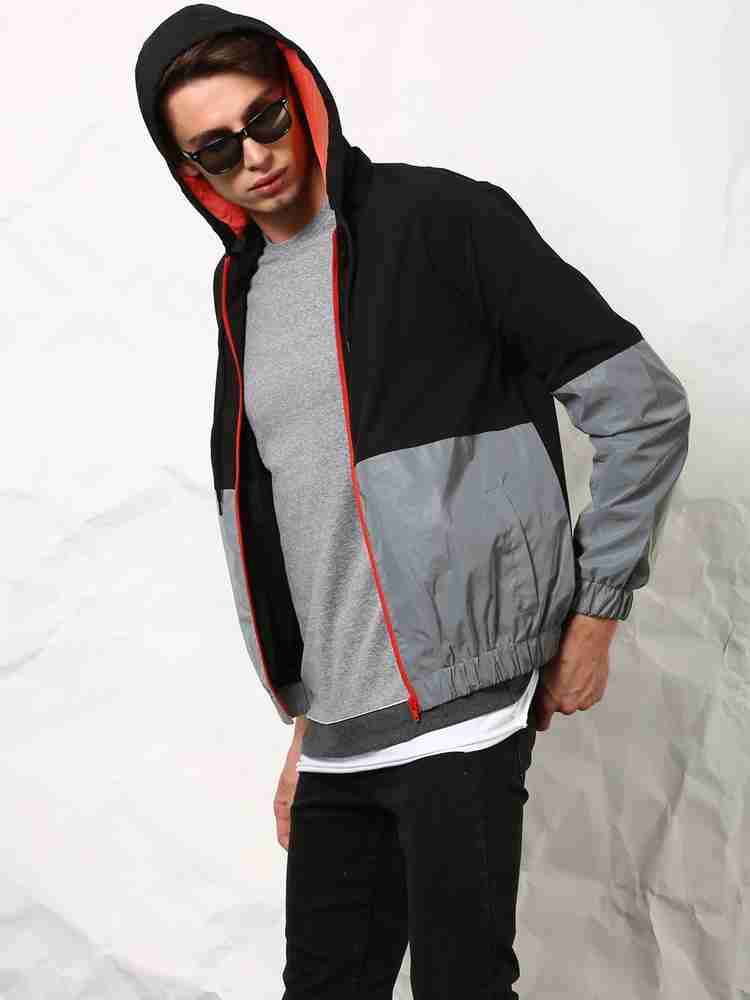 SKULT by Shahid Kapoor Full Sleeve Solid Men Casual Jacket Buy black and grey SKULT by Shahid Kapoor Full Sleeve Solid Men Casual Jacket Online at Best Prices in India