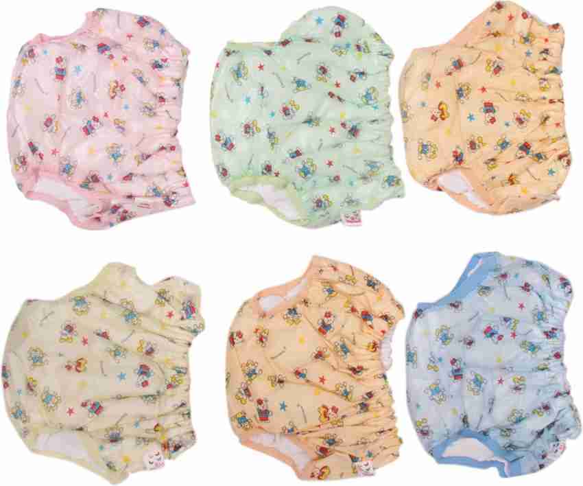 BABYTOTZ Reusable PVC Elastic Baby Diaper Waterproof Plastic