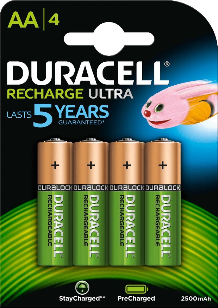 Duracell Recharge Plus AA 1300mAh Rechargeable Batteries