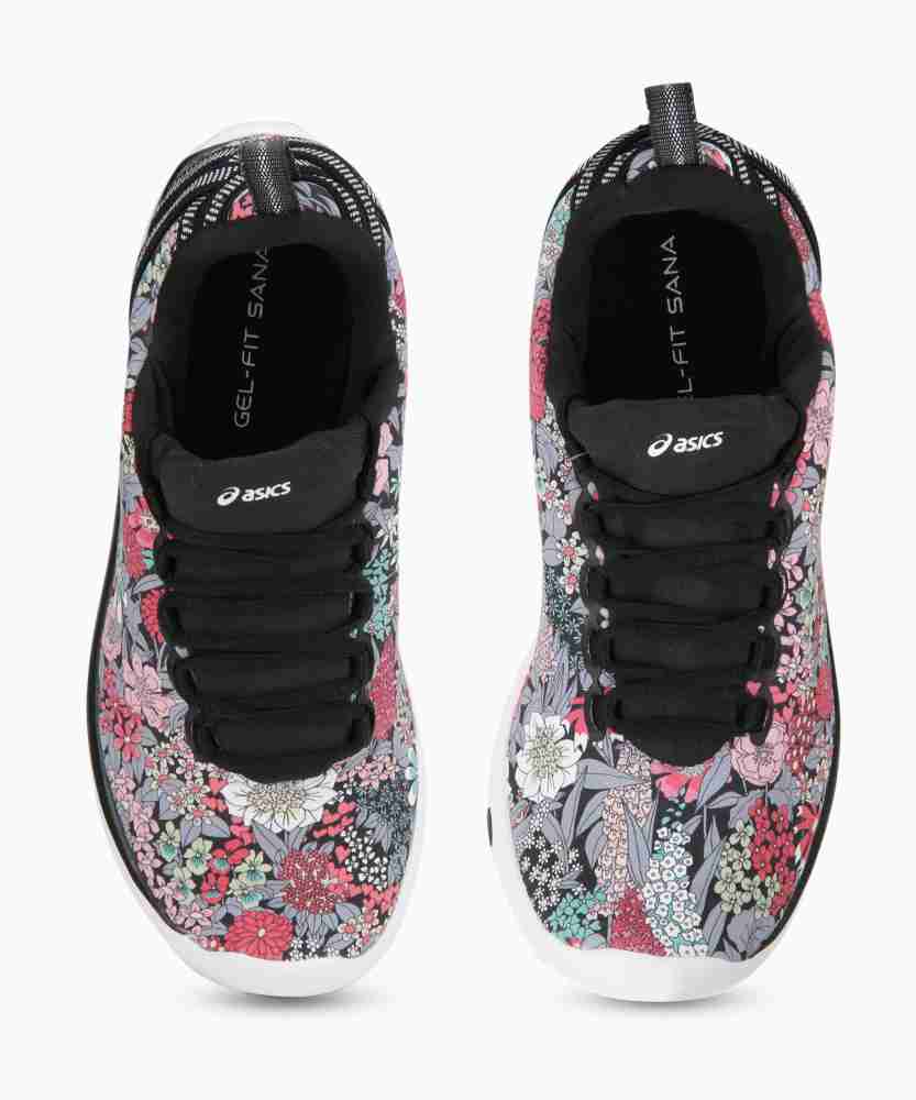 Asics floral running sale shoes