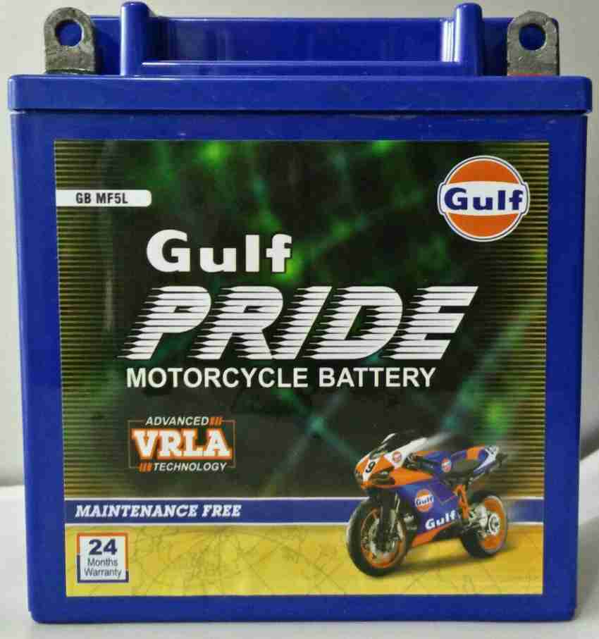 Gulf GB MF2.5L 2.5 Ah Battery for Bike Price in India Buy Gulf