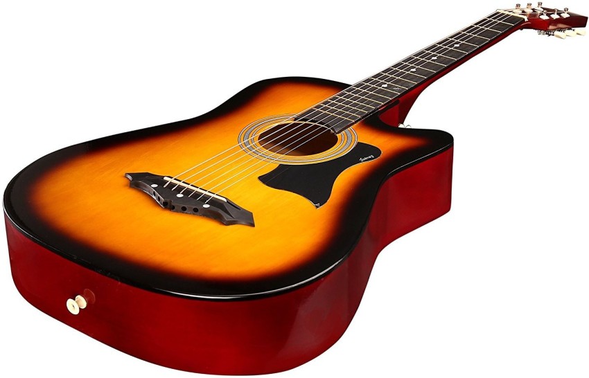 Juarez JRZ38C/3TS Acoustic Guitar Linden Wood Ebony Right Hand Orientation  Price in India - Buy Juarez JRZ38C/3TS Acoustic Guitar Linden Wood Ebony  Right Hand Orientation online at