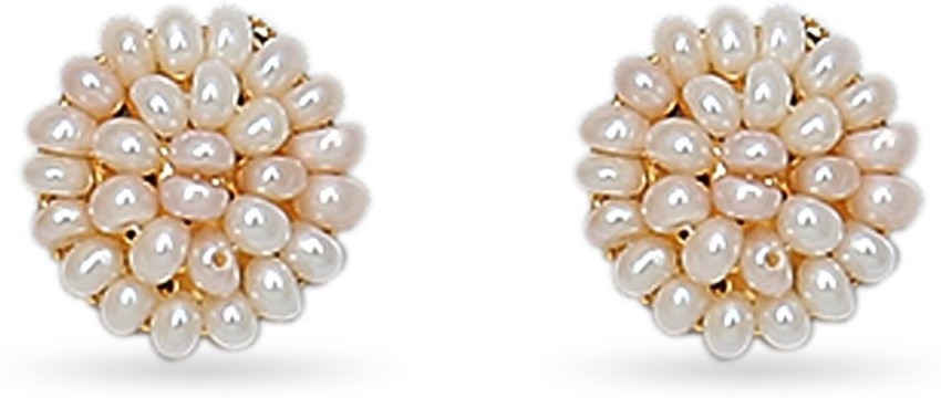  Buy CHANDRANI PEARLS Fancy Pearl Stud Earrings