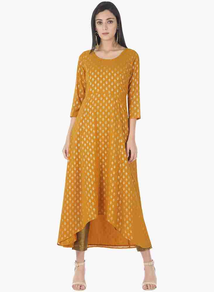 FabAlley Indya Women Printed Anarkali Kurta Buy FabAlley Indya