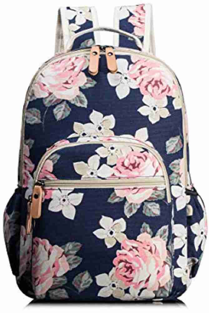 Leaper Fashion Floral College Bags Student School Backpack 0.54