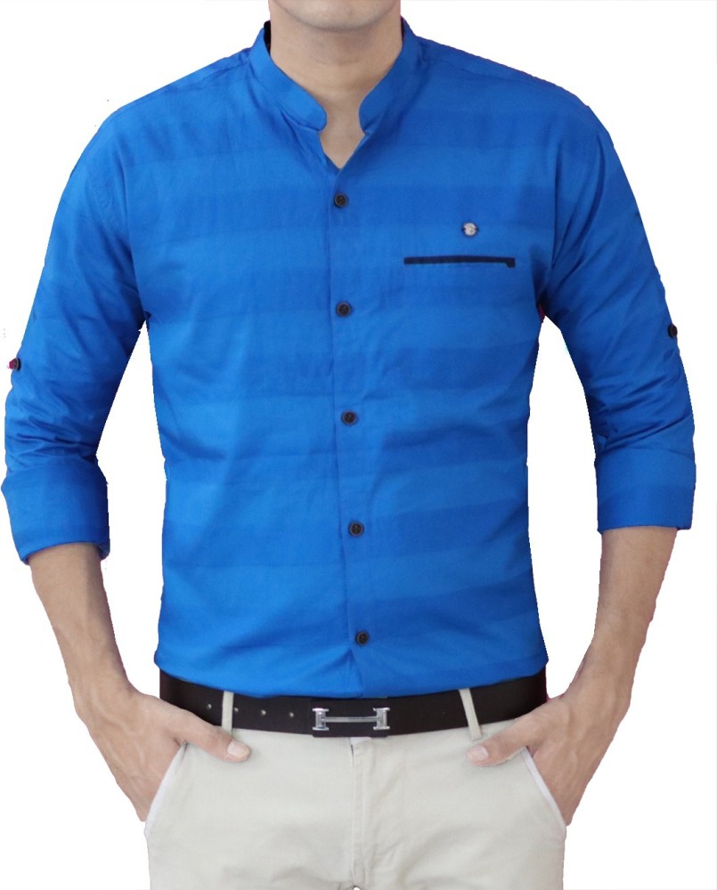 dark firozi colour shirt