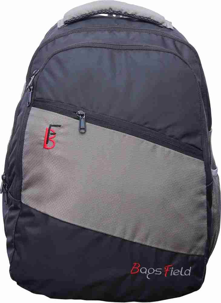 Flipkart Bags Field Boronia Ash with Black Backpack