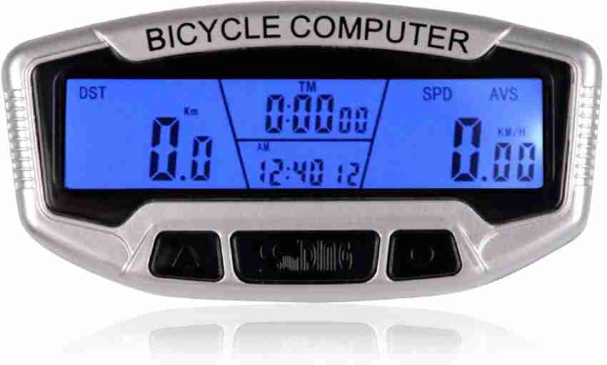 Digital store bicycle speedometer