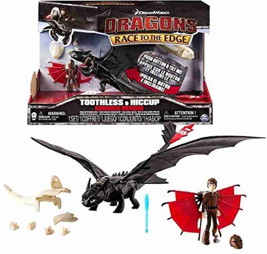 Dragons: Race to the Edge - Toothless & Hiccup Armored Dragon