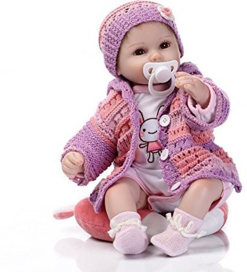 Vinyl Silicone New-born Doll Real Life Like Looking Baby Dolls Girl Doll  Gift