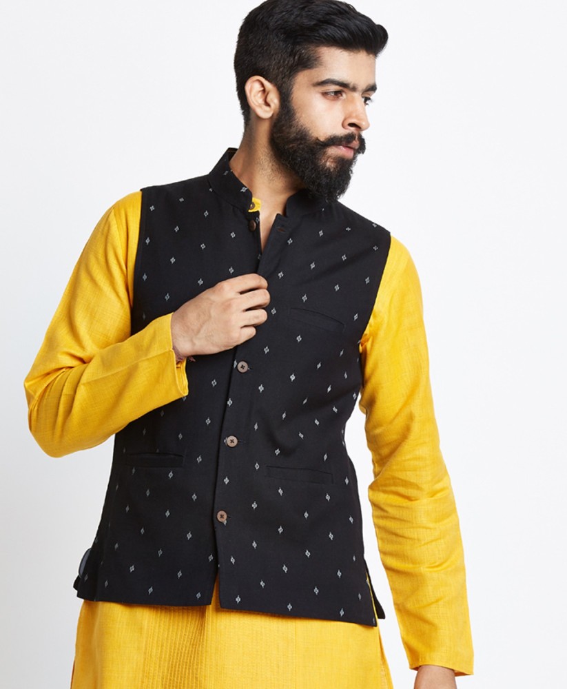 Shatranj by fbb Sleeveless Printed Men Jacket Buy Shatranj by