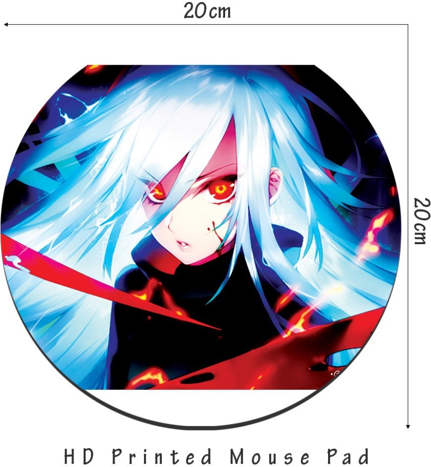 Anime girls blue gaming vinyl mouse pad  TenStickers