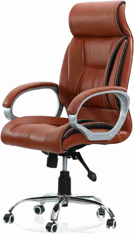 Rust color office online chair