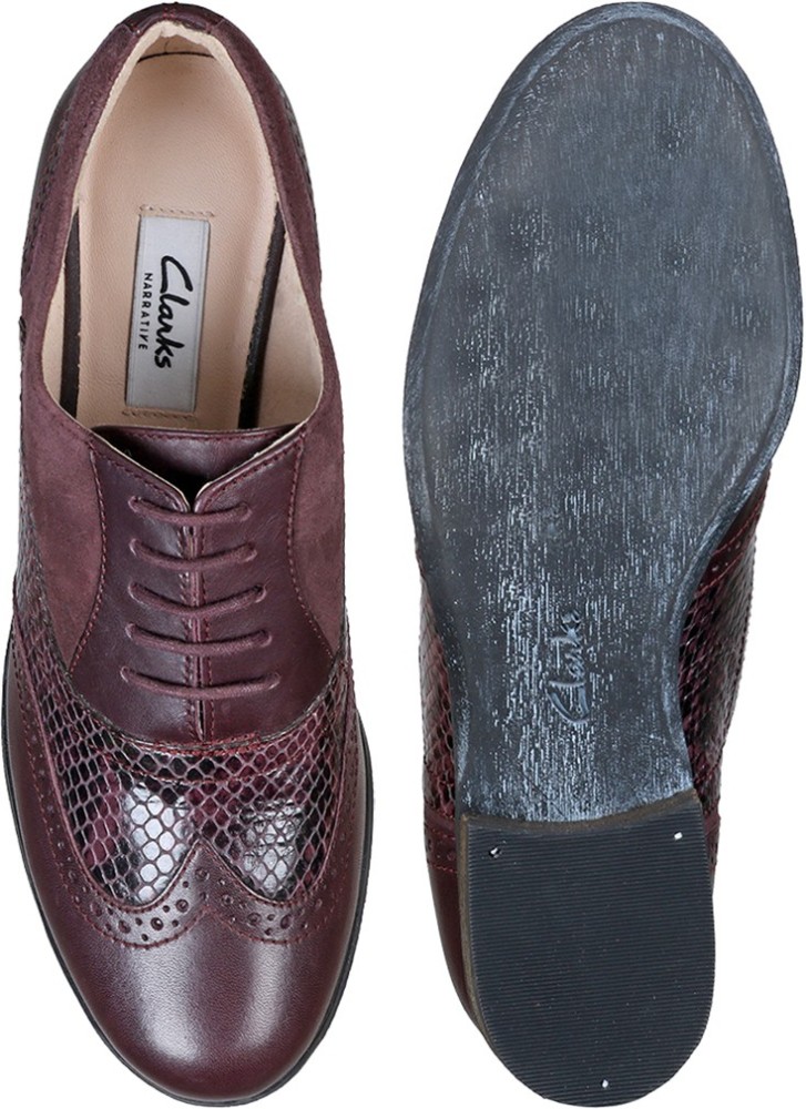 Clarks narrative brogues best sale