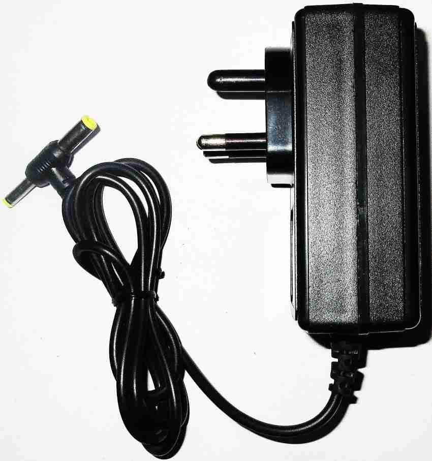 Exellent Power Adaptor 12 Volt 2 Amp Charger AC INPUT 100-270V DC 12V 2A  +DC PIN SMPS Worldwide Adaptor Black - Price in India