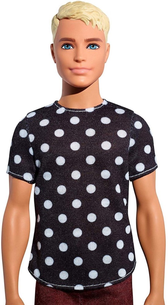 Buy Barbie Looks Ken Doll with Brown Hair Dressed in Orange and Yellow Tee  with Blue Shorts, Posable Made to Move Body Online at desertcartINDIA
