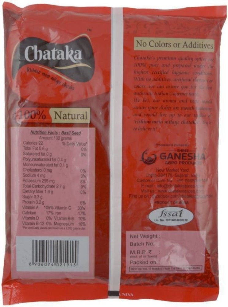 Chataka Basil Seeds Basil Seeds Price in India Buy Chataka Basil