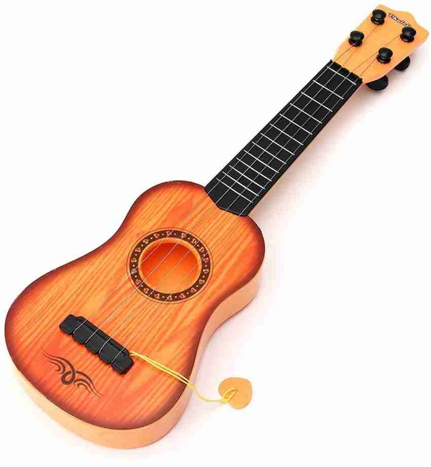 Generic Toy Guitar for kids with metal 4 strings 17 inches ABS plastic made play and sound like real guitar Toy Guitar for kids with metal 4 strings 17 inches ABS
