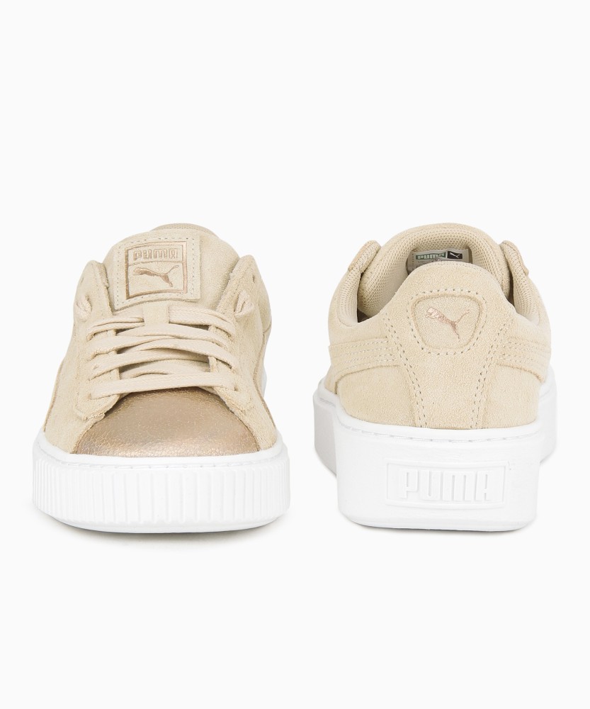 Puma suede platform sales metallic safari