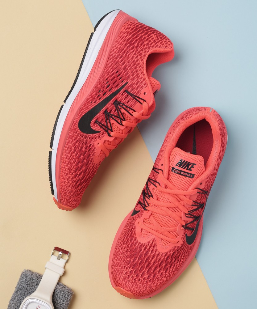 NIKE WMNS ZOOM WINFLO 5 Running Shoes For Women Buy BRIGHT CRIMSON OIL GREY GYM RED Color NIKE WMNS ZOOM WINFLO 5 Running Shoes For Women Online at Best Price Shop Online