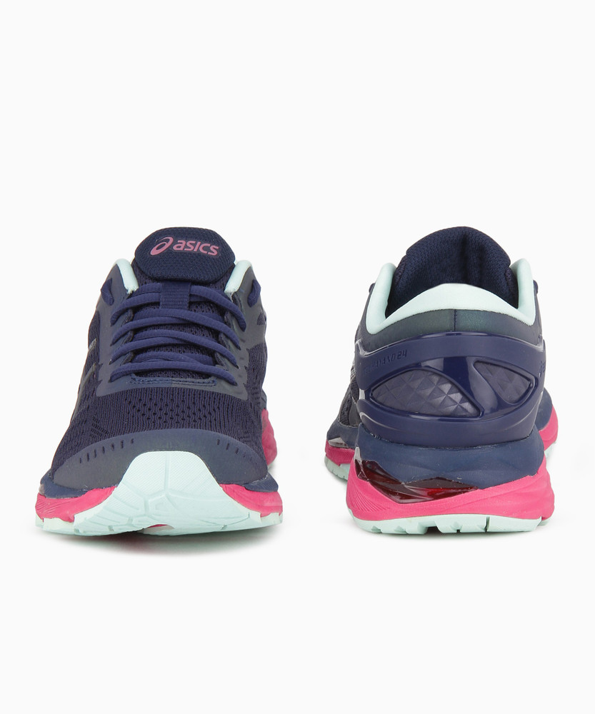 Asics GEL KAYANO 24 LITE SHOW Running Shoes For Women Buy INDIGO BLUE BLACK REFLECTIVE Color Asics GEL KAYANO 24 LITE SHOW Running Shoes For Women Online at Best Price Shop Online for Footwears in Ind...