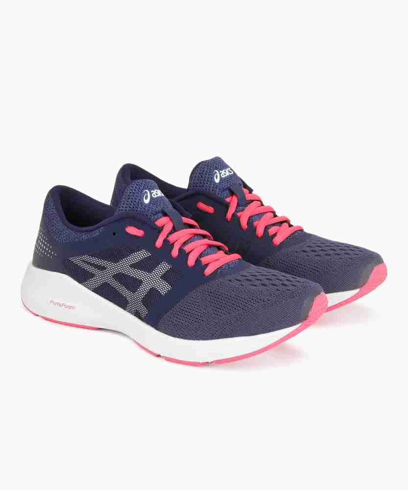 Asics RoadHawk FF Running Shoes For Women Buy INSIGNIA BLUE SILVER ROUGE RED Color Asics RoadHawk FF Running Shoes For Women Online at Best Price Shop Online for Footwears in India