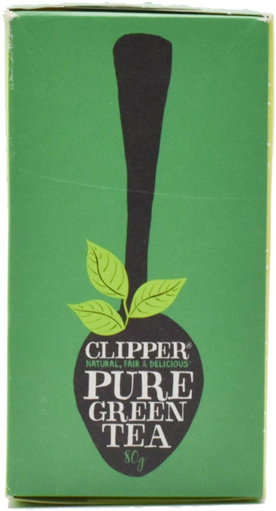 Clipper Organic Green Tea 40 Unbleached PlasticFree Tea Bags