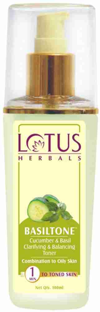 LOTUS HERBALS Basiltone Cucumber Basil Clarifying