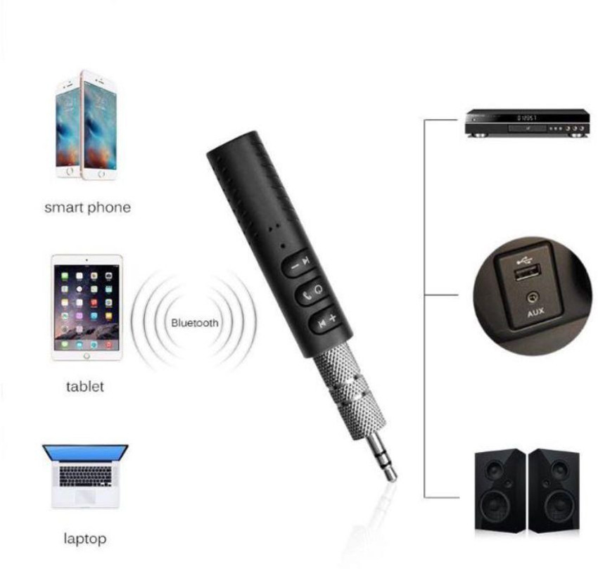 Prise jack audio 3,5 mm A2DP Kit voiture mains libres Bluetooth