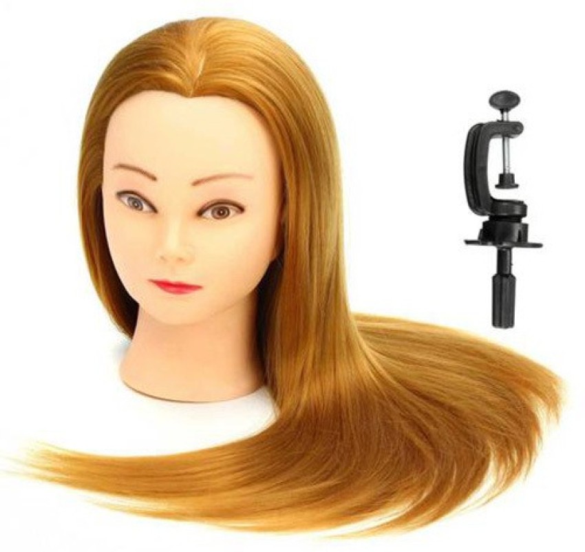 Premium Mannequin Head Medium Long Straight Hair 100% Human - Temu