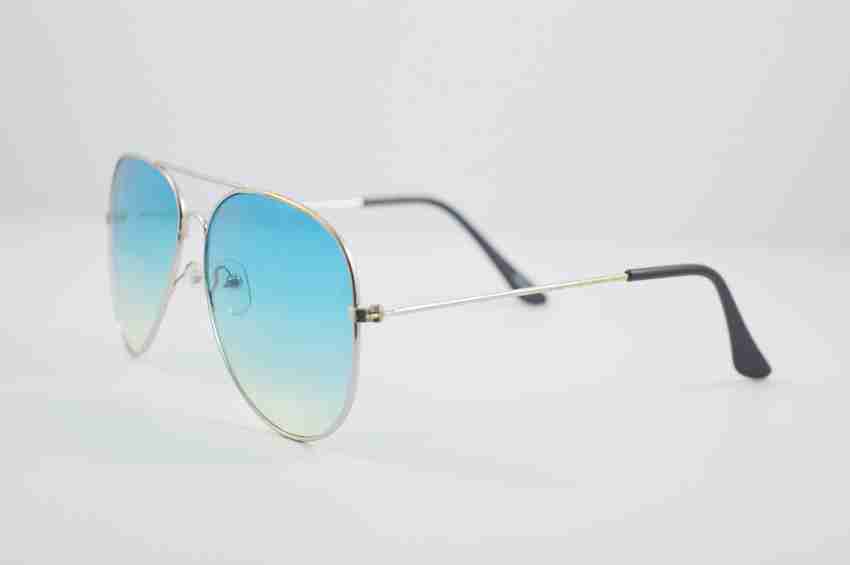 Blue green aviator sunglasses hot sale