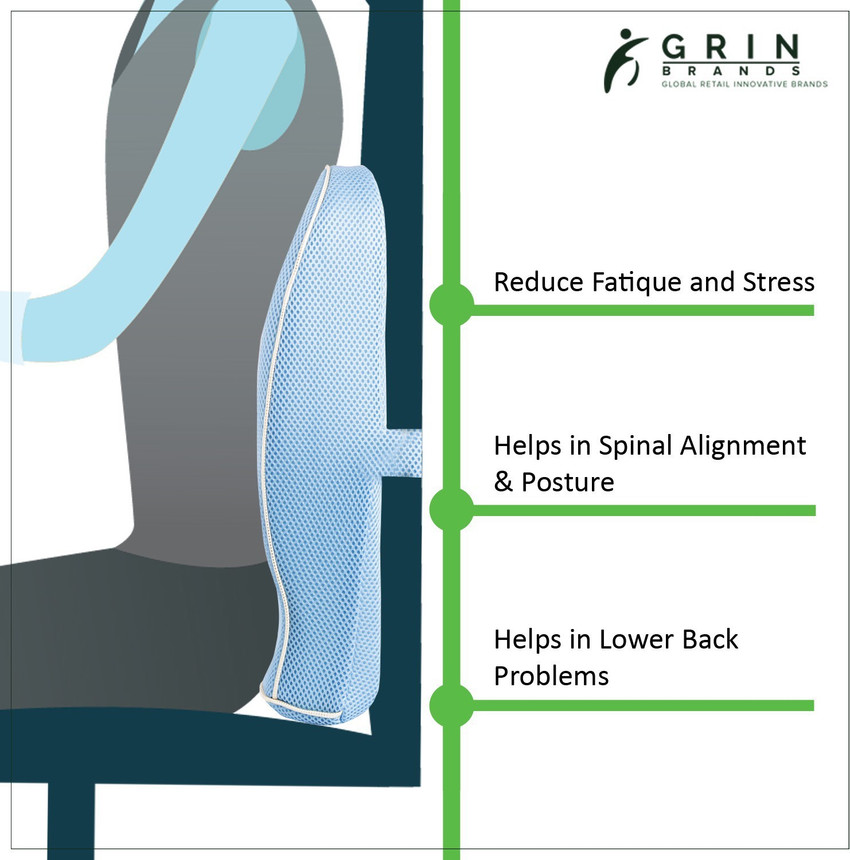 Grin health sales orthopaedic backrest cushion