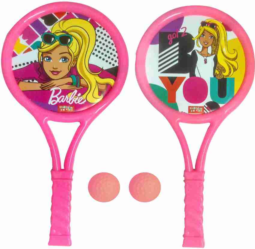 BARBIE Trendy Racket Set Tennis Kit Price in India Buy BARBIE Trendy Racket Set Tennis Kit online at Flipkart