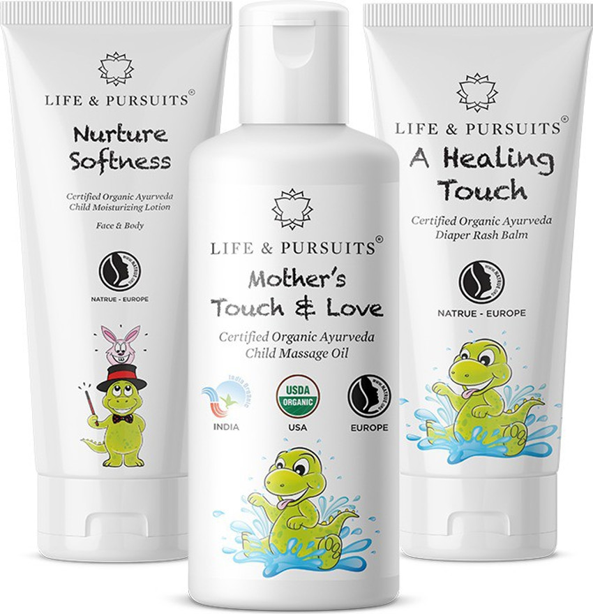 Life and pursuits sales baby massage oil