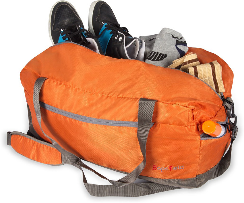 Orange on sale duffle bag