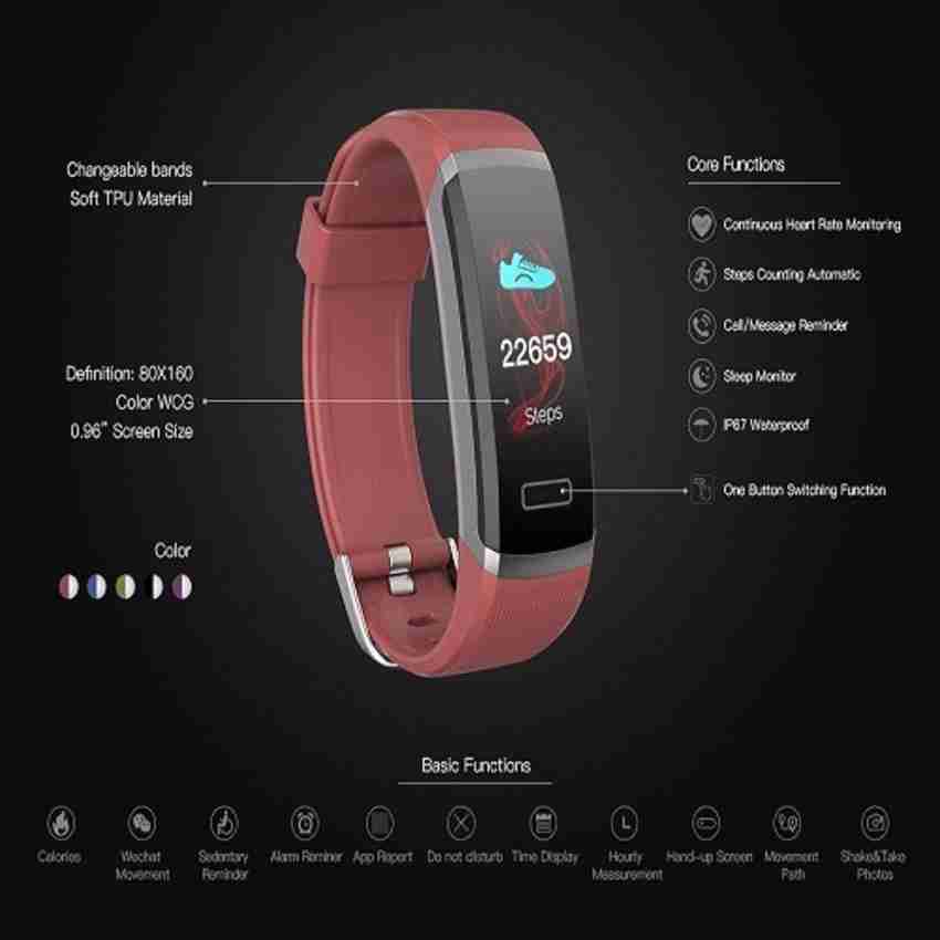WEARFIT GT101 Color Screen Smart Band Real time Heart Rate Monitor