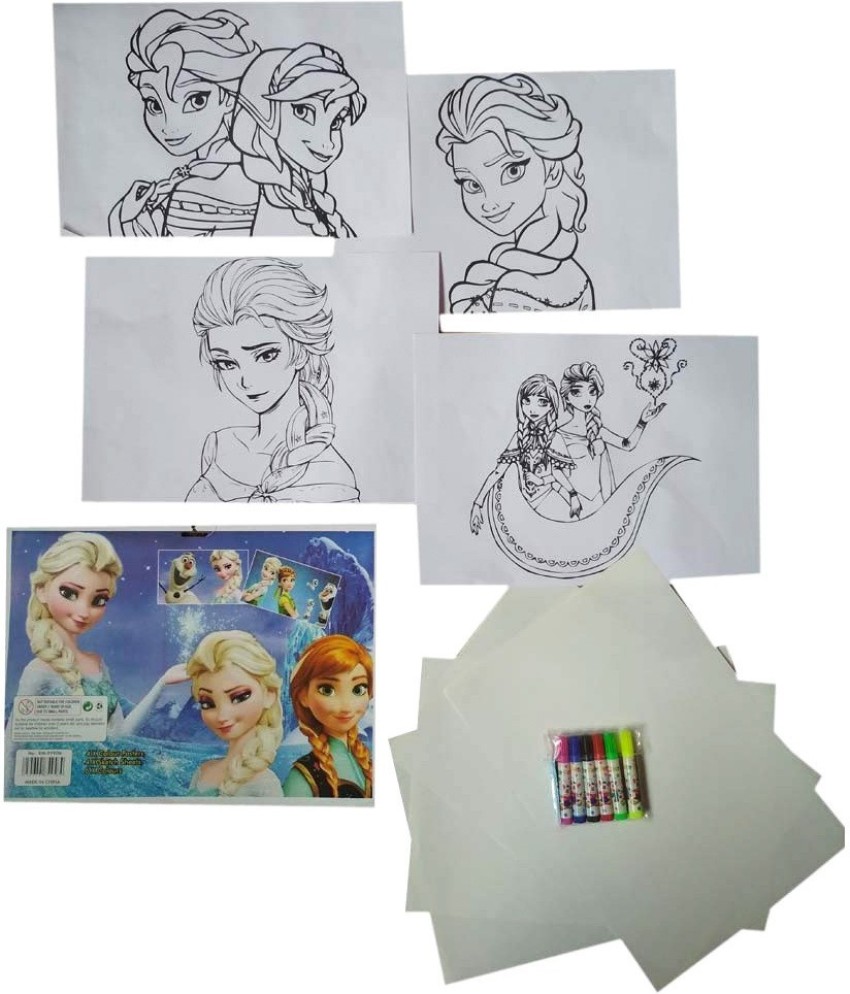 GARAAGE Drawing Sheet Cartoon Painting Art kit for Kids..Ideal for  Birthdays and Return Gift for Boys and Girls Sketch Pad Price in India -  Buy GARAAGE Drawing Sheet Cartoon Painting Art kit