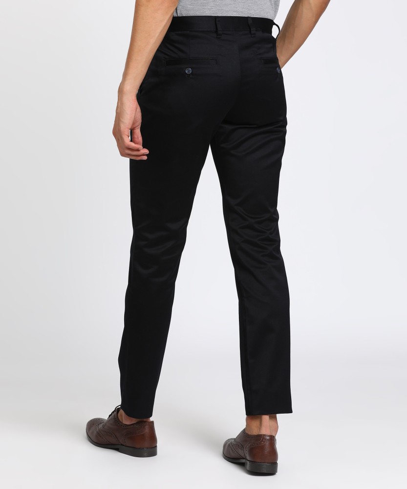 Buy INDIGO NATION Slim Fit Men Black Trousers Online at Best Prices in  India  Flipkartcom