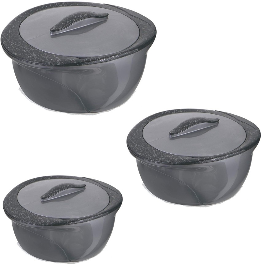 Ernesto 4-In-1 Black Stainless Steel Mixing Bowls with Lids (3 Piece) for  sale online