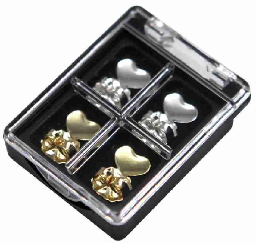  Buy ELEGANTSHOPPING Magic Bax Earring Lifters - 2 Pairs of  Adjustable Hypoallergenic Earring Lifts (1 Pair of Sterling Silver and 1  Pair of Gold Metal Earring Set Online at Best Prices in India