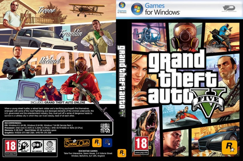 GTA 5 PC Games Offline CD