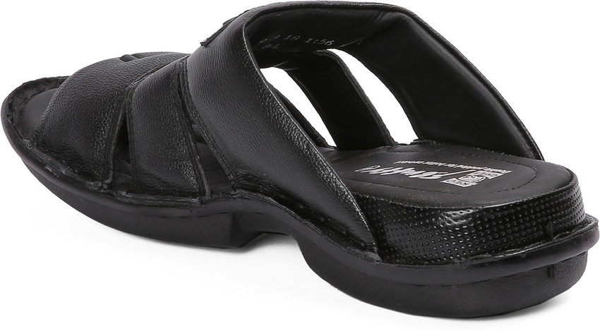 Red chief black on sale chappal