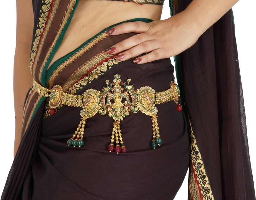 Buy VAMA Traditional Cloth Waist Belly Belt for Saree Stretchable Hip Belt  kamarband Waistband Jewellery for women Online at Best Prices in India 
