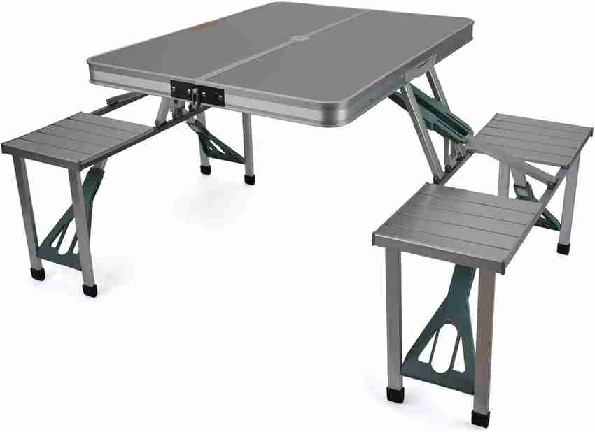 Fold up deals chair with table
