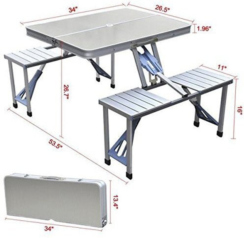 Foldable picnic table and chairs cheap