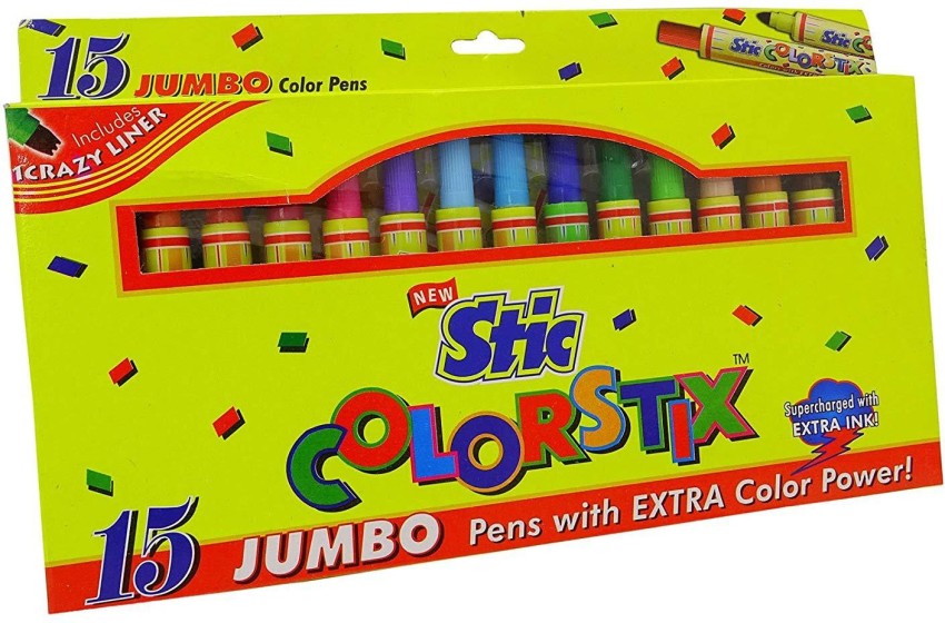 Stic YUMMIES Super Jumbo Scented Colour Pens  10 Shades   Rangbeerangeecom  Colourful Stationery Sellers